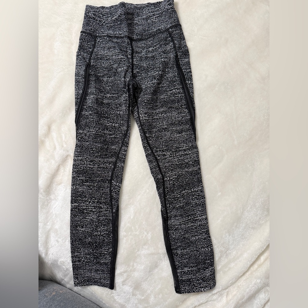 Lululemon Athletica Black and White Leggings